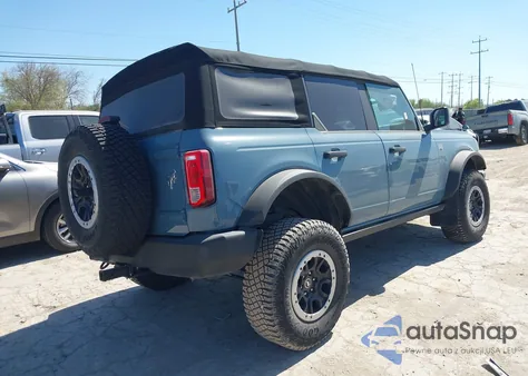 2021 Ford Bronco Big Bend z USA, uszkodzony, nr VIN 1FMEE5DP5MLA72078